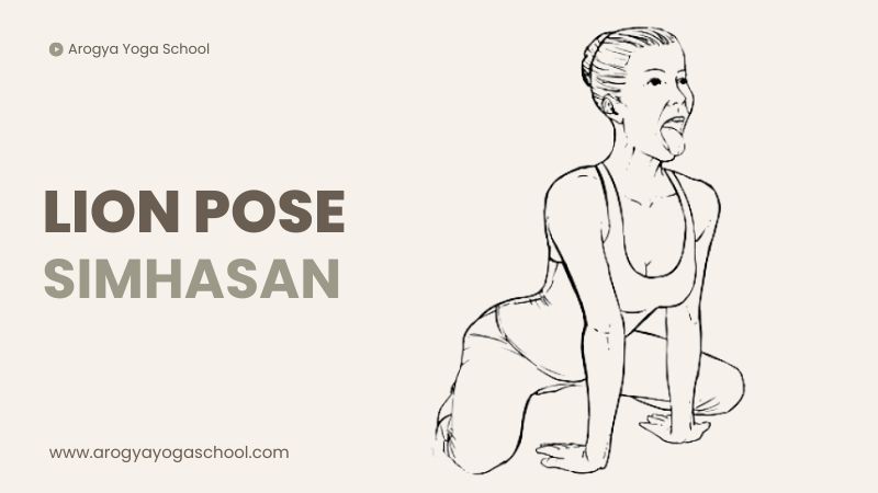 Lion pose Simhasana