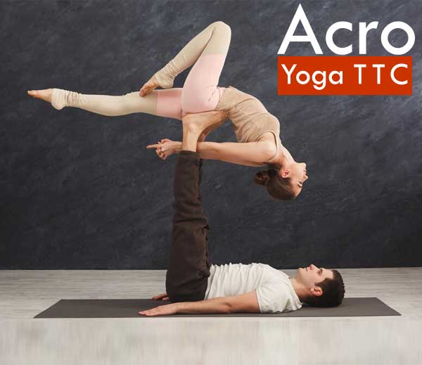 Couple Practicing Acro Yoga Stock Photo - Download Image Now - Yoga, Couple  - Relationship, Two People - iStock